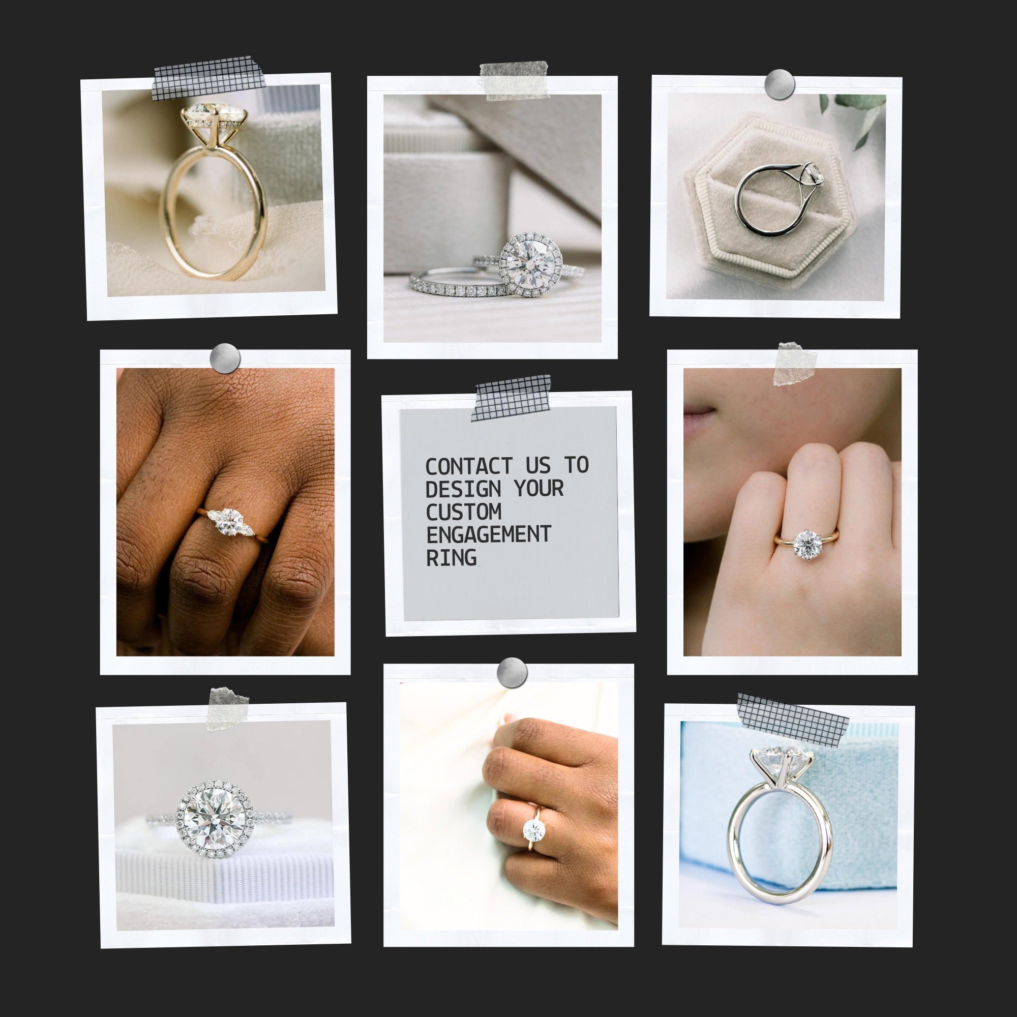 Round 3.00tcw Lab Grown Diamond Ring Hidden Halo Cathedral Style Engagement Ring, EF Color VS Clarity