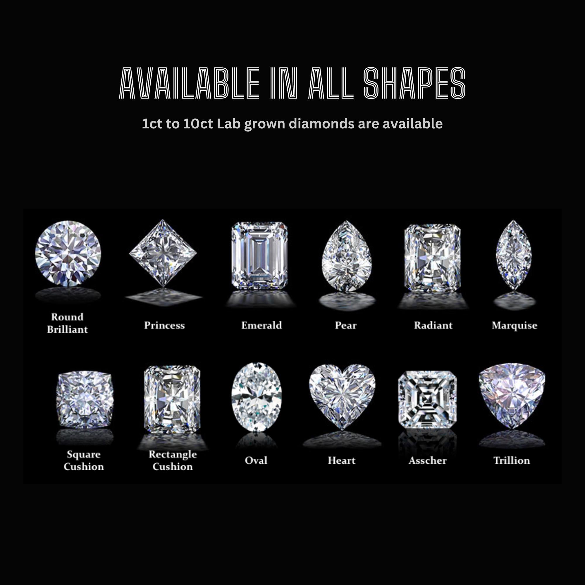 Oval 4.50tcw Lab Grown Diamond Two Tone Scalloped Pave setting Engagement Ring, D-E-F Color, VVS-VS Clarity