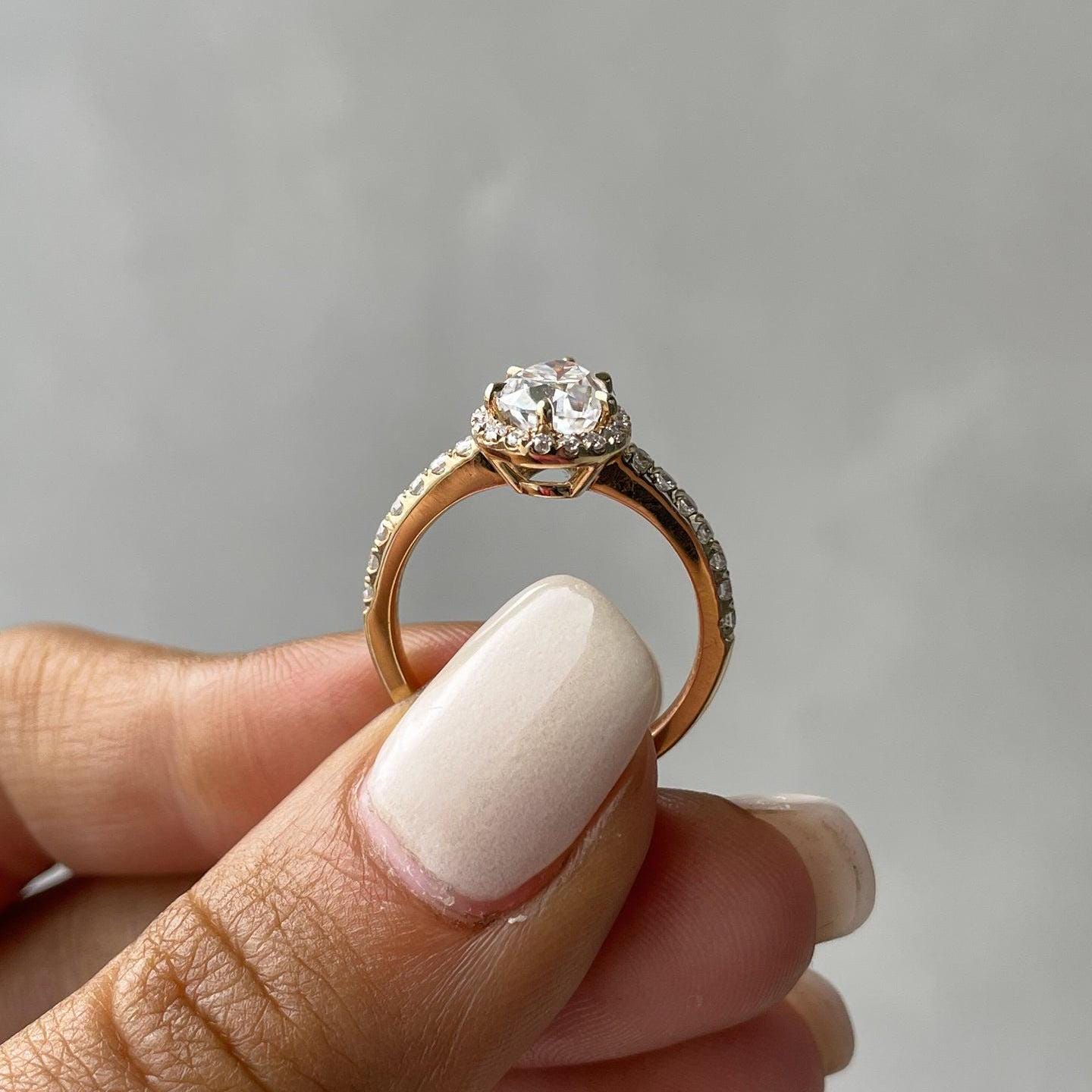 Pear 2.50tcw Lab Grown Diamond  Pave Halo Style Engagement Ring, D-E-F Color, VVS-VS Clarity - IGI Certificate