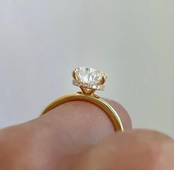 Pear 4.50tcw Lab Grown Diamond Solitaire Engagement Ring, DEF Color VVS-VS Clarity - IGI Certified