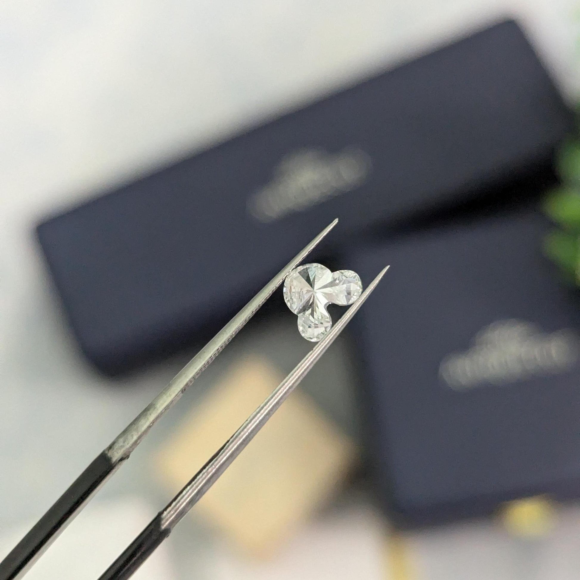 1.00ct Micky Mouse Shape Lab Grown Diamond, Unique Shape with IGI Certificate