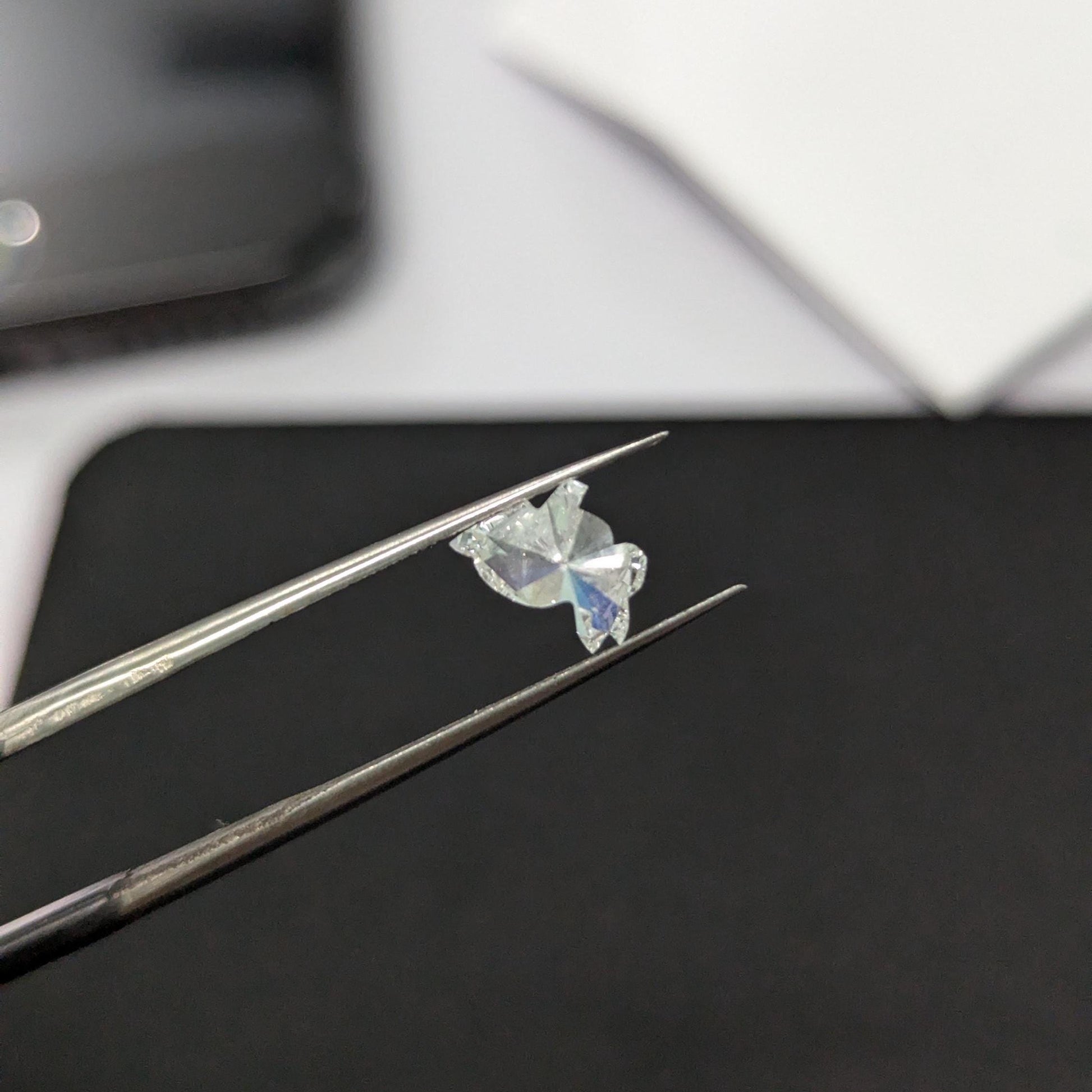 1.00ct Rabbit Shape Lab Grown Diamond, Antique Shape Diamond, EF Color, VS Clarity - IGI Certificate