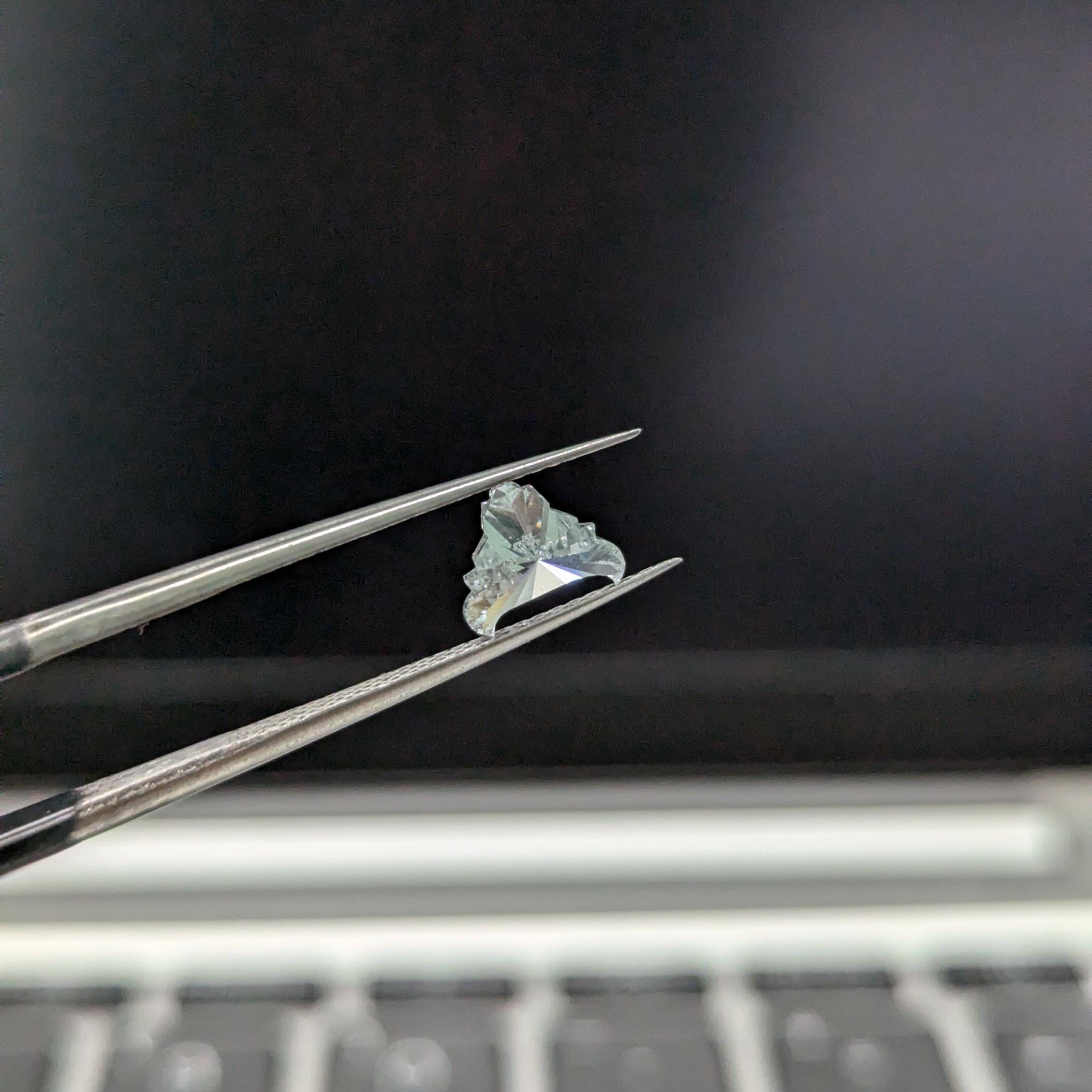 Bull Shape 1.00ct Lab Grown Diamond, Unique Shape Diamond, EF Color, VS Clarity, IGI Certified