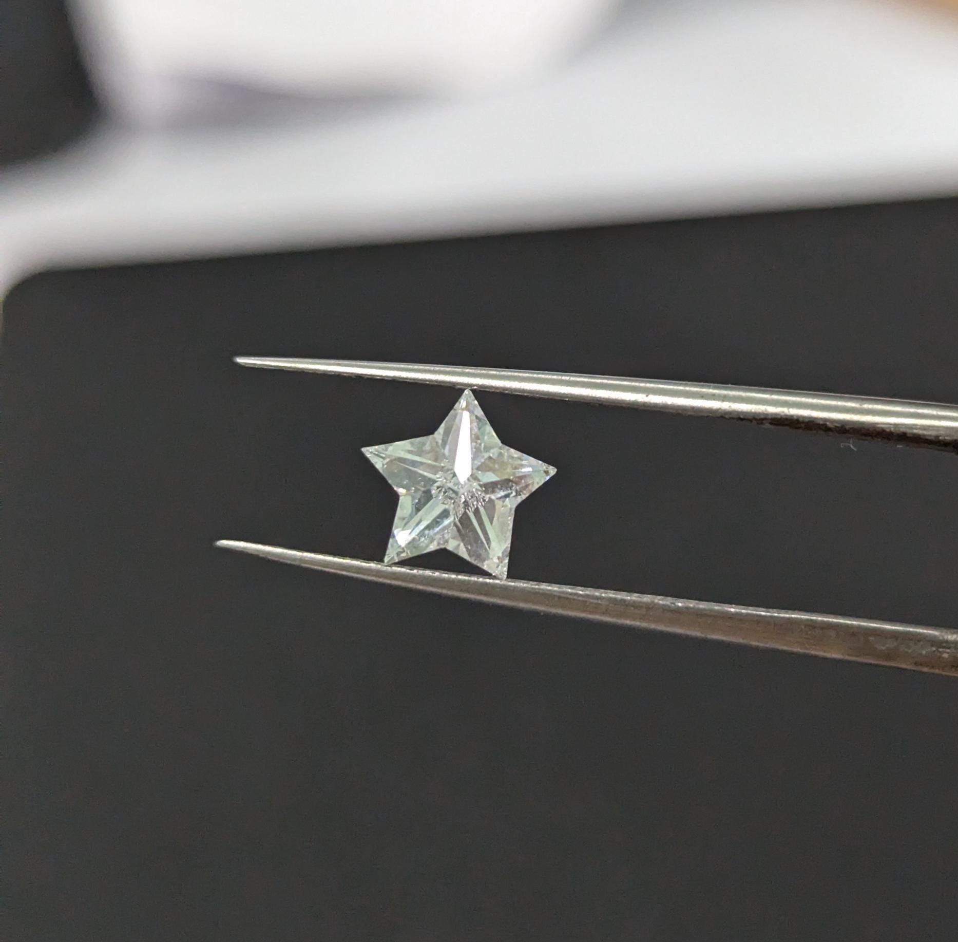 1.00ct Star Shape Lab Grown Diamond, IGI Certificate, EF Color, VS Clarity - Antique Cut
