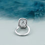 IGI Certified cushion lab grown diamond engagement ring