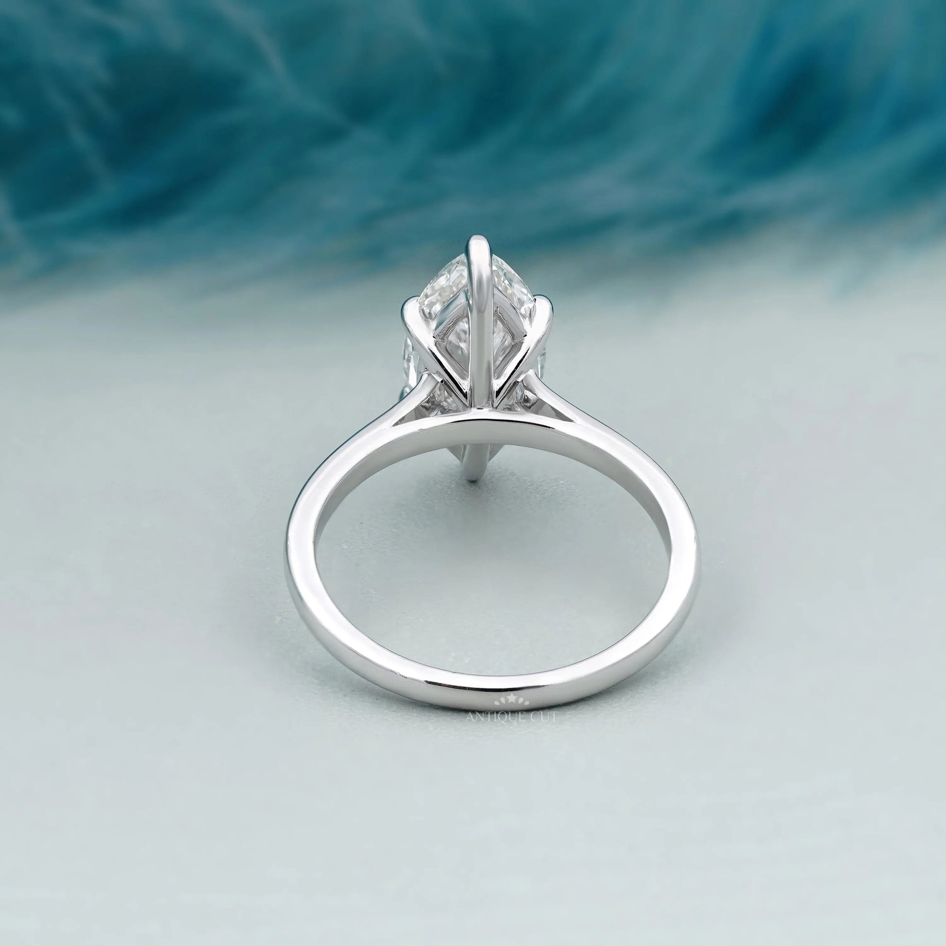 2.50ct Marquise Solitaire Ring | Lab Diamond IGI Certified | Marquise Cut Engagement Ring