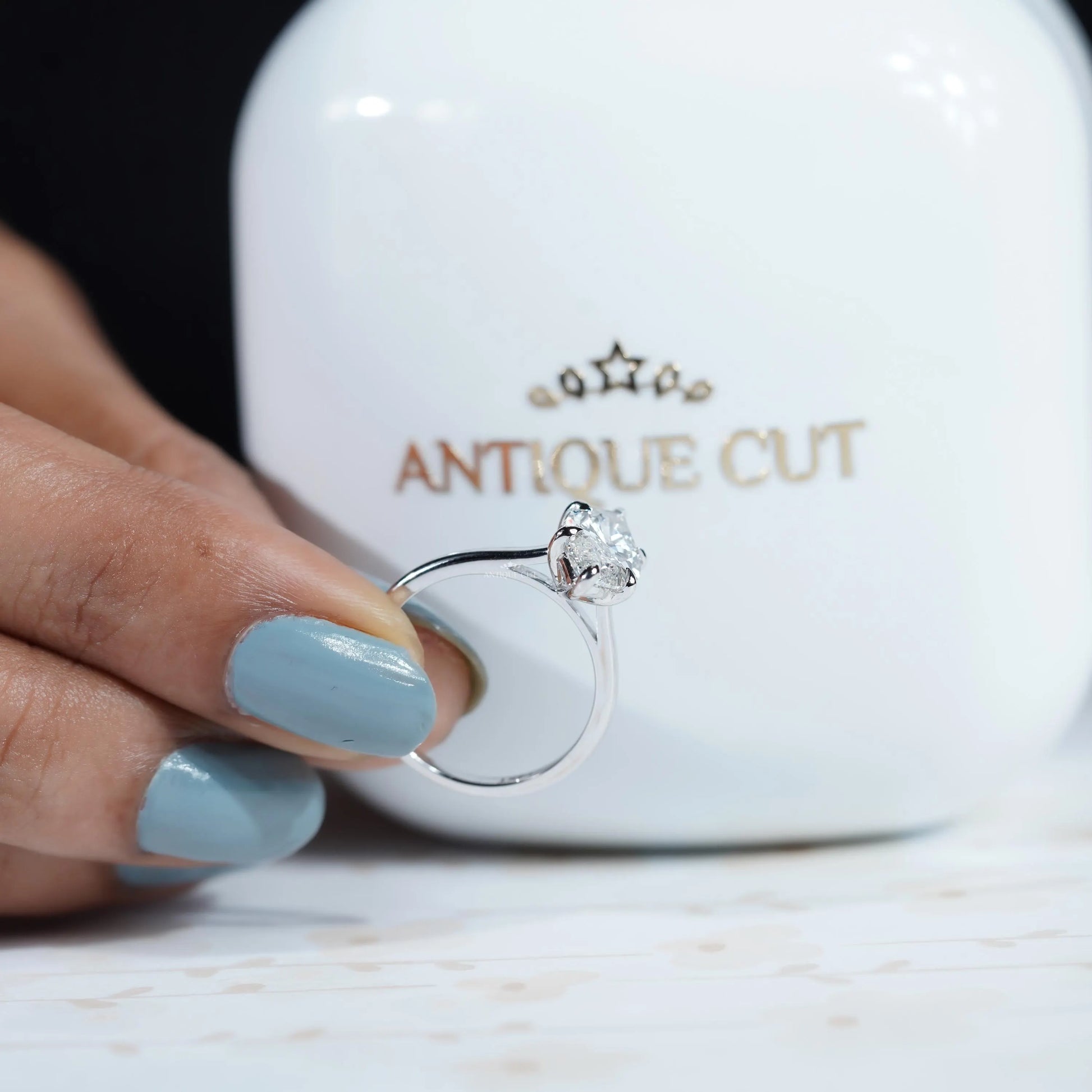 2.50ct Marquise Solitaire Ring | Lab Diamond IGI Certified | Marquise Cut Engagement Ring