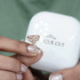 Elegant pink radiant diamond ring pave band design