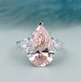 Pear Cut Lab Grown Diamond Engagement Ring