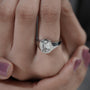 Fine jewelry old mine cushion cut diamond ring
