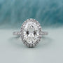 Oval Diamond Engagement Ring