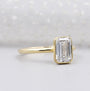 IGI certified lab grown emerald diamond ring
