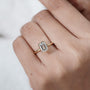 IGI certified emerald solitaire engagement ring
