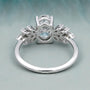 Antiquecut oval diamond engagement ring design