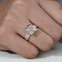 An custom antiquecut engagement ring style