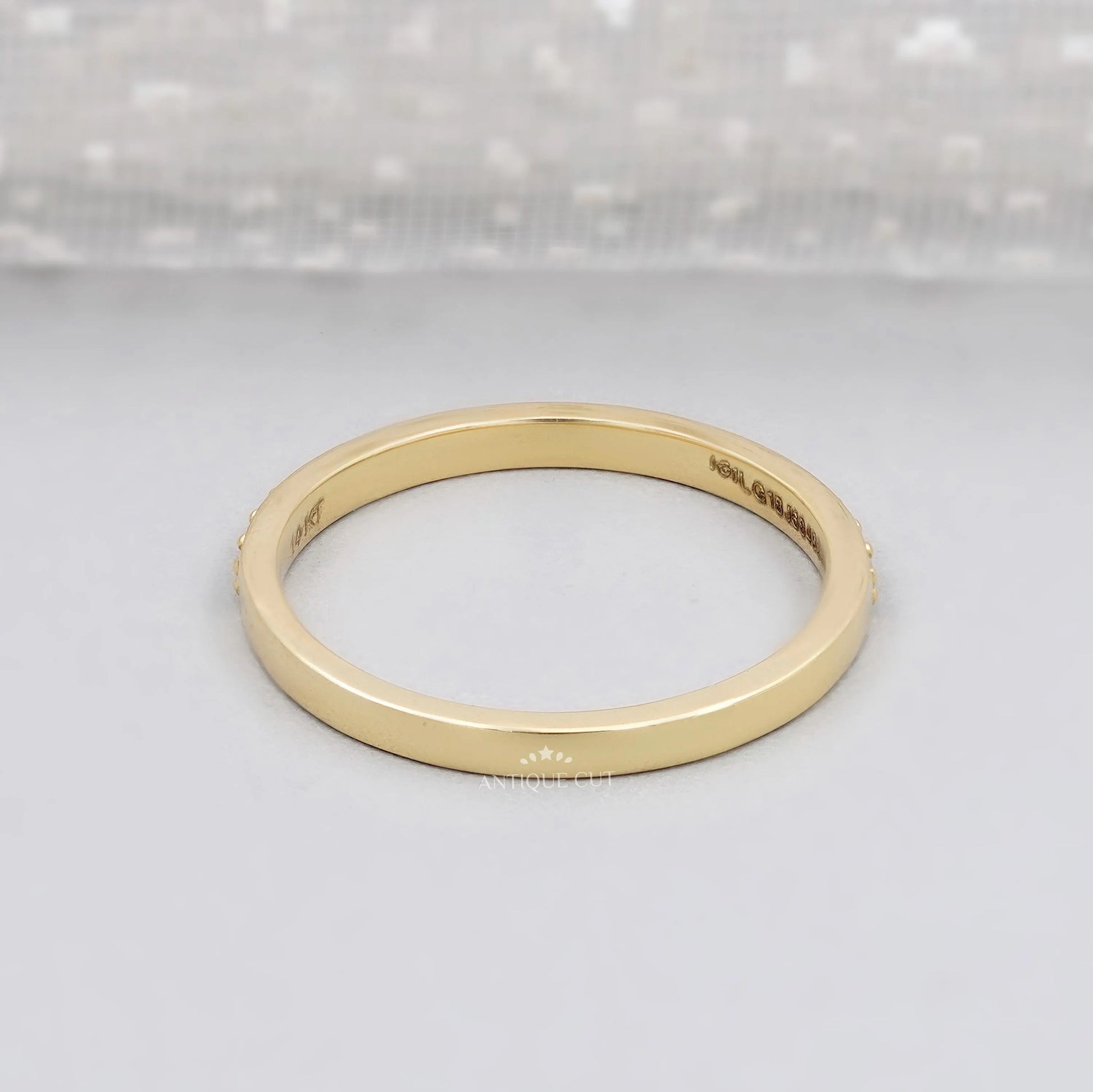 Round Diamond Half Eternity Band 