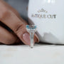 Fine jewelry cushion cut diamond engagement ring in platinum