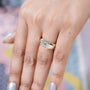 yellow gold emerald engagement ring minimalist