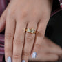 Luxury personalized LV ring