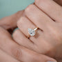 Bridal pear diamond engagement ring