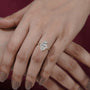 IGI Certified marquise lab grown diamond engagement ring