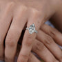 Antiquecut vintage marquise diamond ring design
