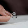 Classic oval solitaire engagement ring design