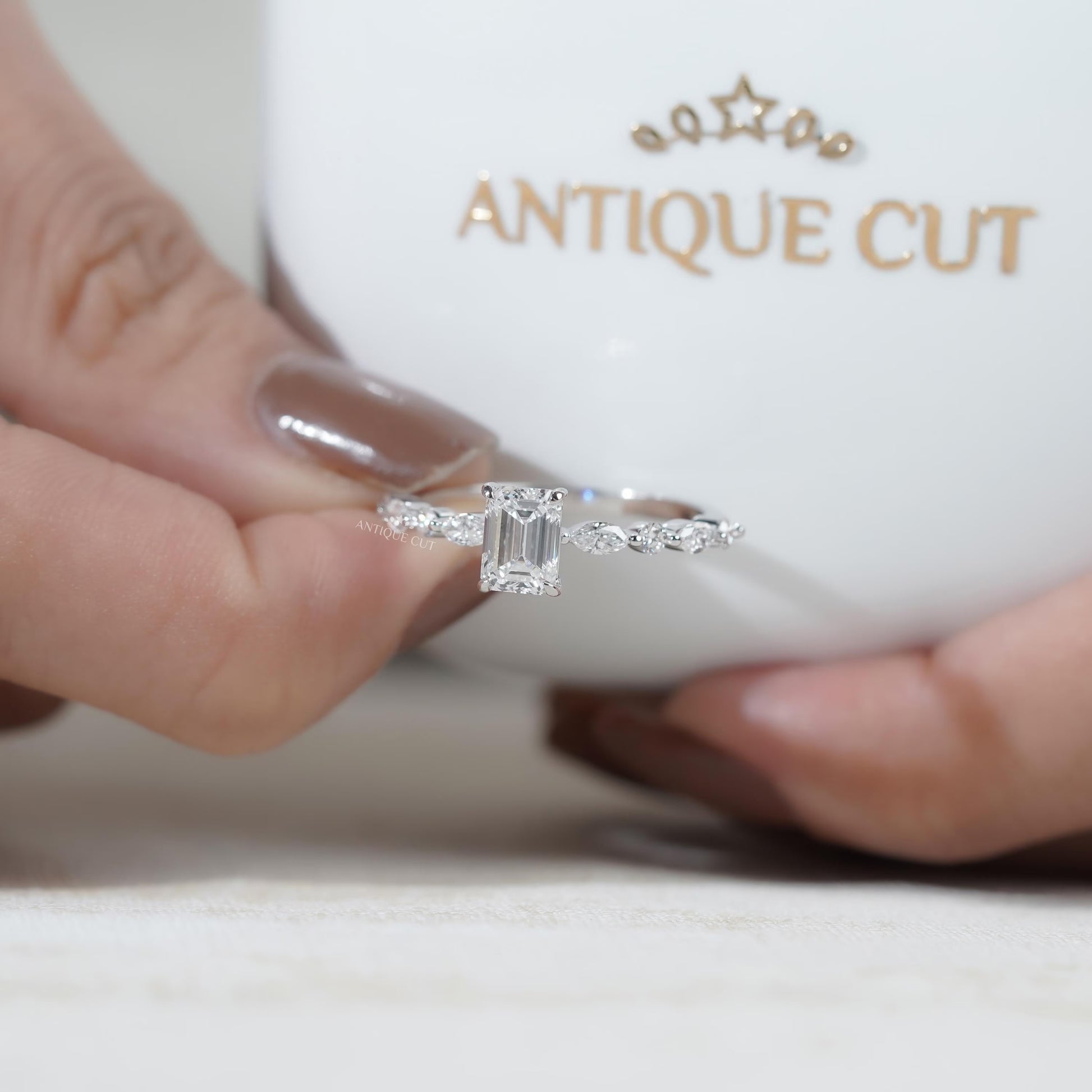 Elegant emerald diamond engagement ring design with pave accents
Select 91 more words to run Humanizer.