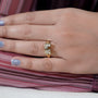 Personalized monogram LV ring