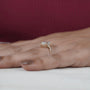 Luxury vintage marquise diamond ring by Antiquecut