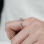 Luxury East West oval ring by Antiquecut