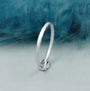White gold East West oval diamond ring design