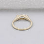 Yellow gold marquise cut solitaire diamond ring design