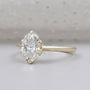 IGI Certified oval diamond solitaire engagement ring