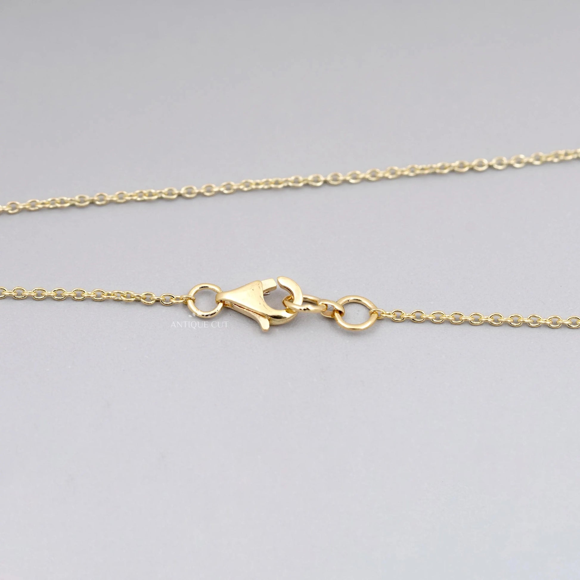 Lab grown diamond teardrop pendant necklace yellow gold