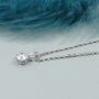 IGI certified round diamond solitaire necklace