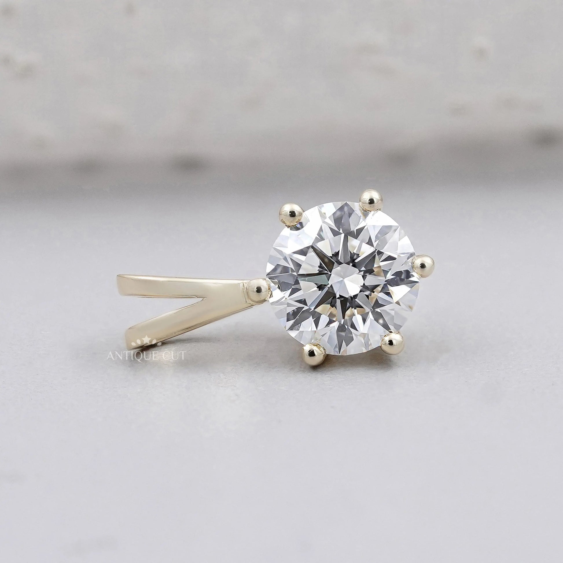 Two tone lab grown diamond pendant necklace