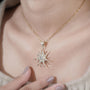 Handcrafted Antiquecut diamond pendant