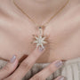 Yellow gold diamond pendant with IGI certification