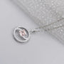 IGI certified Asscher cut diamond pendant