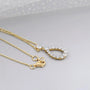 Antiquecut elegant diamond design teardrop necklace