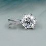 Antiquecut engagement pendant solitaire design
