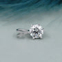 Antiquecut engagement pendant solitaire design