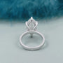 Antiquecut marquise solitaire engagement ring