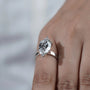 Luxury marquise cut engagement ring