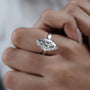Fine jewelry marquise solitaire ring