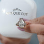 Fine jewelry pear shaped diamond engagement ring