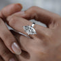 Timeless marquise diamond engagement ring