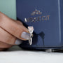 Timeless blush pink Asscher engagement ring