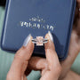 Elegant split shank pink diamond ring design